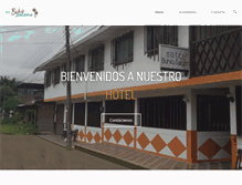 Tablet Screenshot of hotelbahiasolano.com